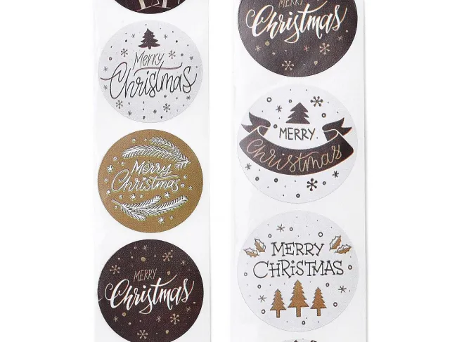 Rola etichete adezive de craciun