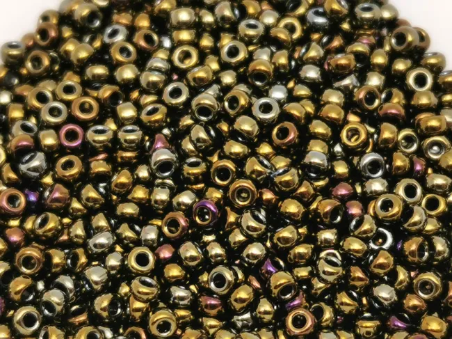 Miyuki Rocailles Rotunde 11/0 Metallic Iris Brown (10g)