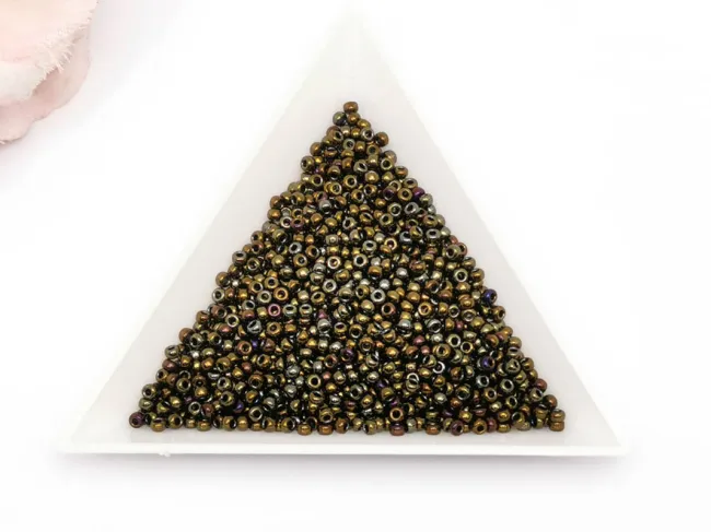 Miyuki Rocailles Rotunde 11/0 Metallic Iris Brown (10g)