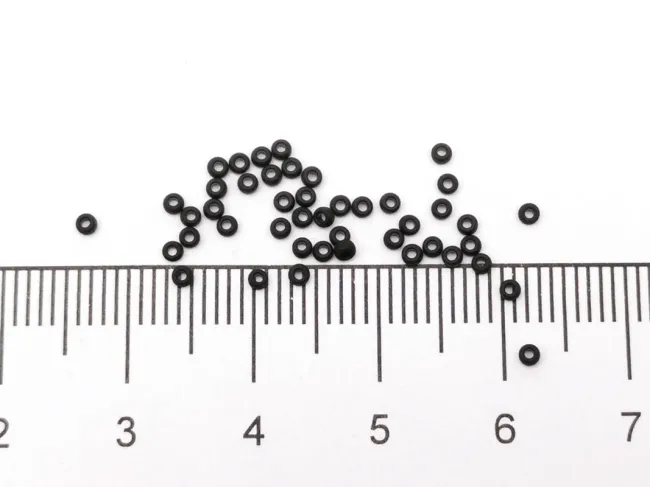 Miyuki Rocailles Rotunde 15/0 Matte Black (10g)