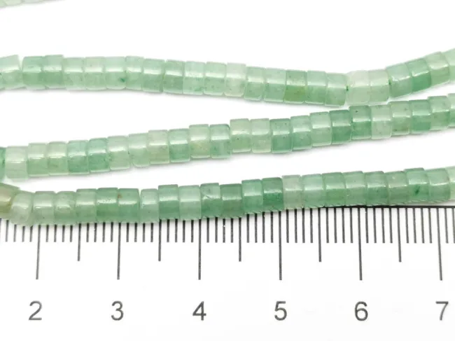 Sirag aventurin verde disc 4x2.5mm