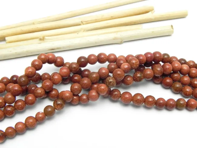 Sirag goldstone sfere 4mm