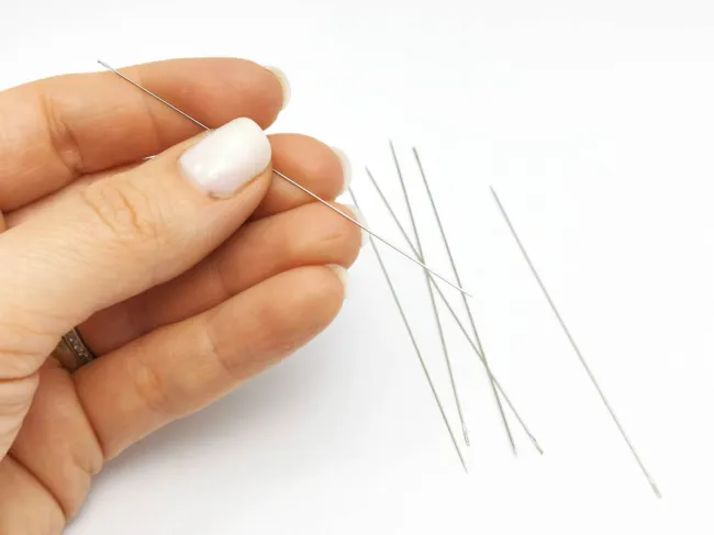 Ace pentru insirat margele 80x0.4mm