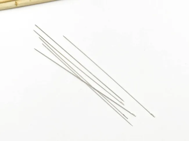 Ace pentru insirat margele 80x0.4mm