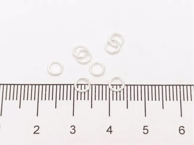 Zale argint 925 diametru 4.4mm, grosime 0.7mm (1buc)