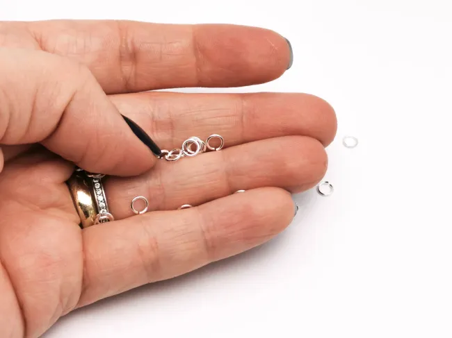 Zale argint 925 diametru 4.4mm, grosime 0.7mm (1buc)