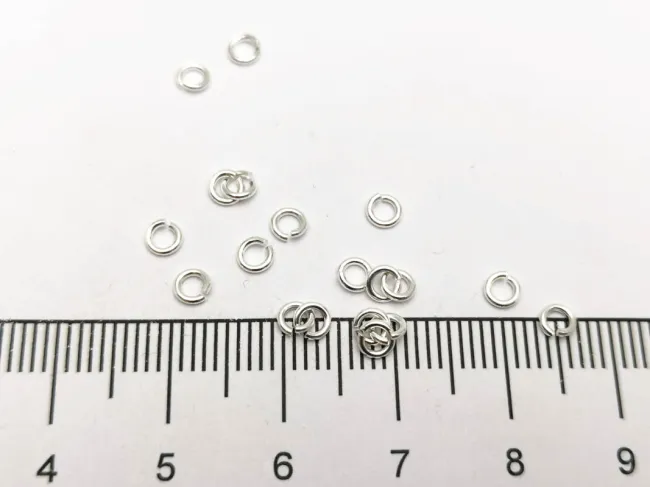 Zale argint 925 diametru 3.4mm, grosime 0.7mm (1buc)