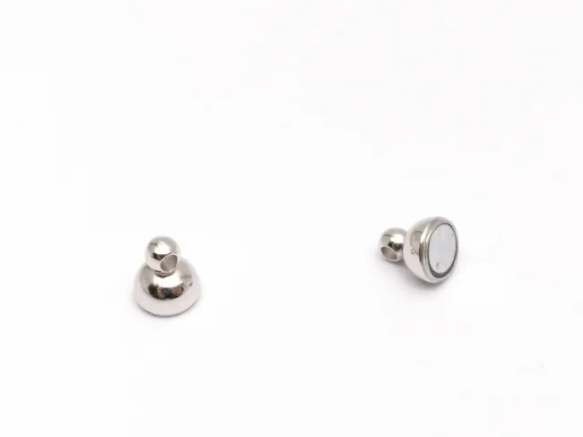 Inchizatoare magnetica 11x5mm argintiu inchis