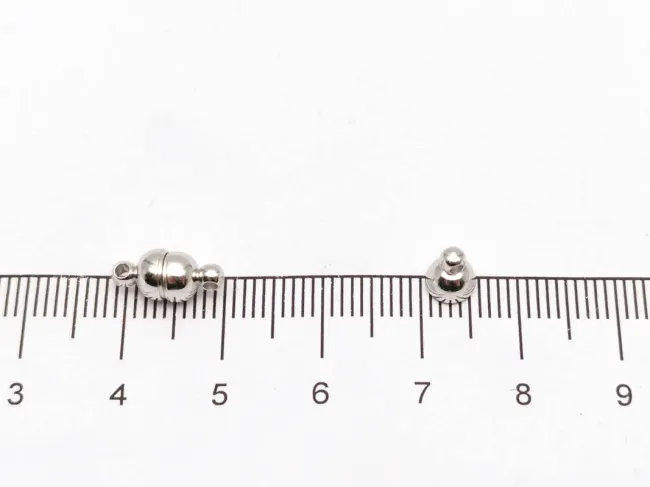 Inchizatoare magnetica 11x5mm argintiu inchis