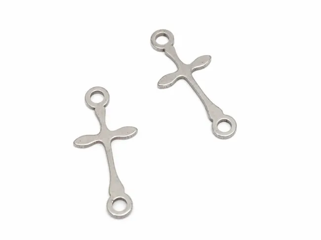 Link otel inoxidabil cruce 17x8.5x1mm