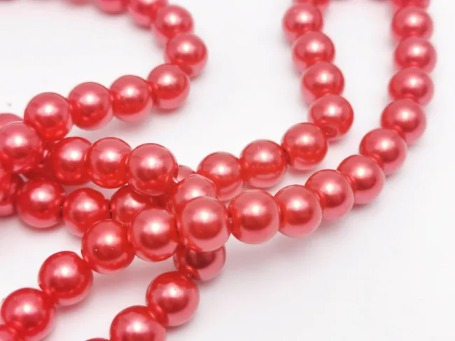 Perle de sticla 8mm grenadina (sirag)