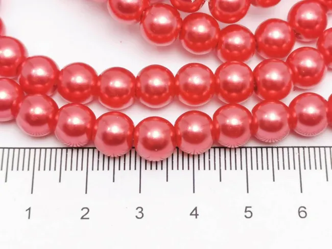 Perle de sticla 8mm grenadina (sirag)