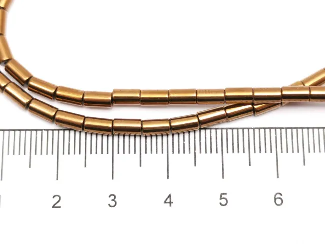 Sirag hematit tub 5x3mm bronz
