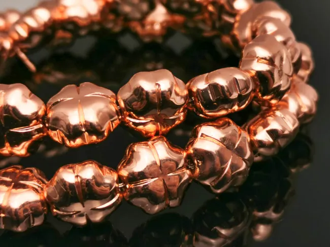 Sirag hematit trifoi 11x11x7mm rose gold