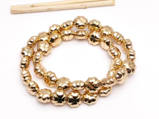 Sirag hematit trifoi 11x11x7mm auriu deschis