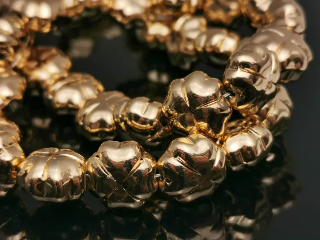 Sirag hematit trifoi 11x11x7mm auriu deschis