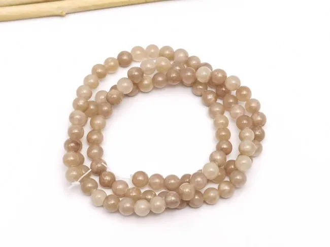 Sirag jad 4mm bej castana