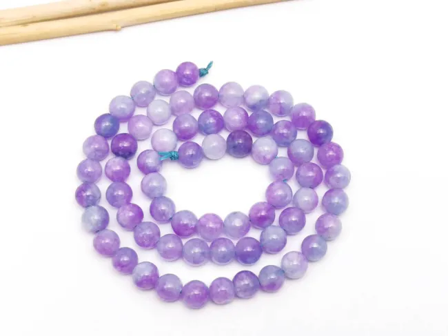 Sirag jad sfere 6mm mov lila