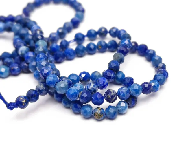 Sirag lapis lazuli sfere microfatetate 2mm