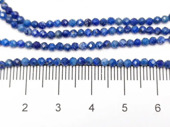 Sirag lapis lazuli sfere microfatetate 2mm