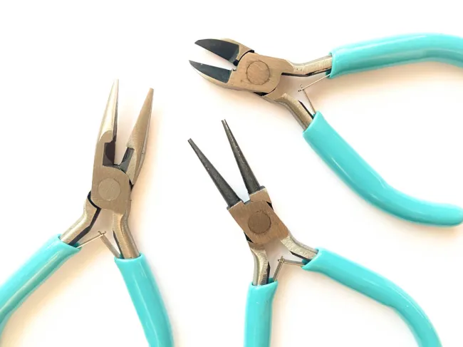 Set 3 clesti pentru bijuterii aquamarin