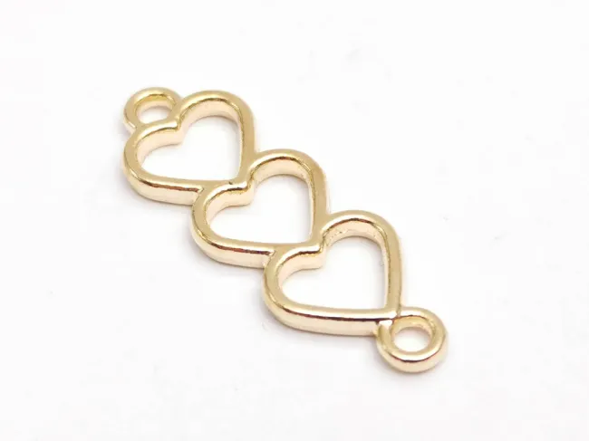 Link inimi 24x8mm auriu