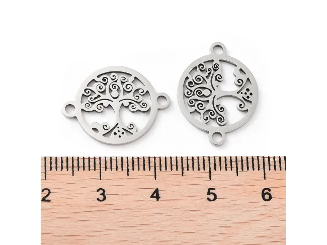 Link otel inoxidabil 201 copacul vietii 20x15x1mm