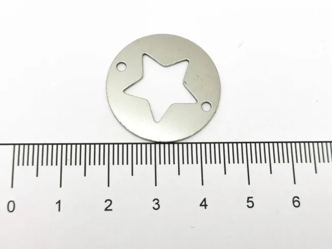 Link otel inoxidabil 304 cerc cu stea 25x1mm
