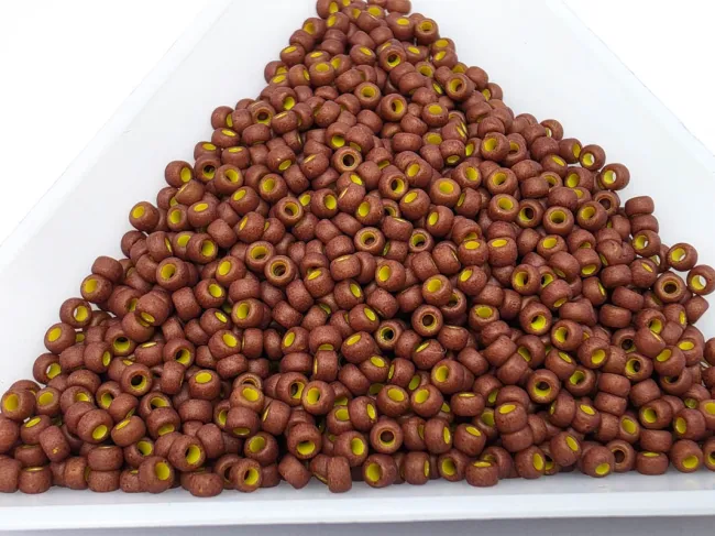 Miyuki Rocailles Rotunde 11/0 Special Dyed Chocolate Reddish Brown (10g)