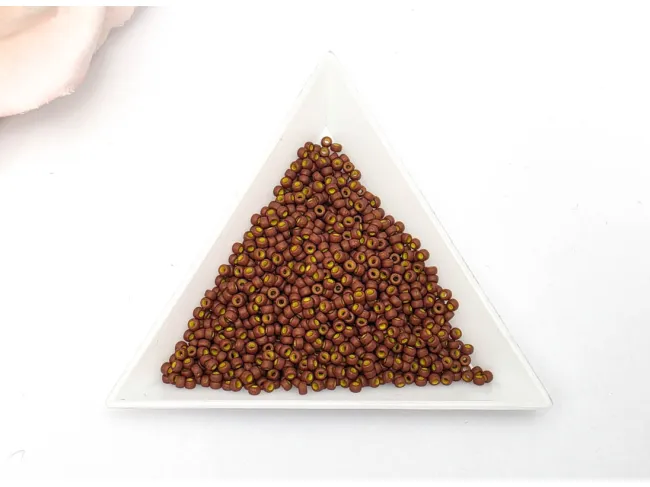 Miyuki Rocailles Rotunde 11/0 Special Dyed Chocolate Reddish Brown (10g)
