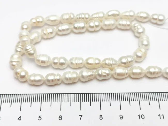 Sirag perle de cultura 9~8x6~5mm