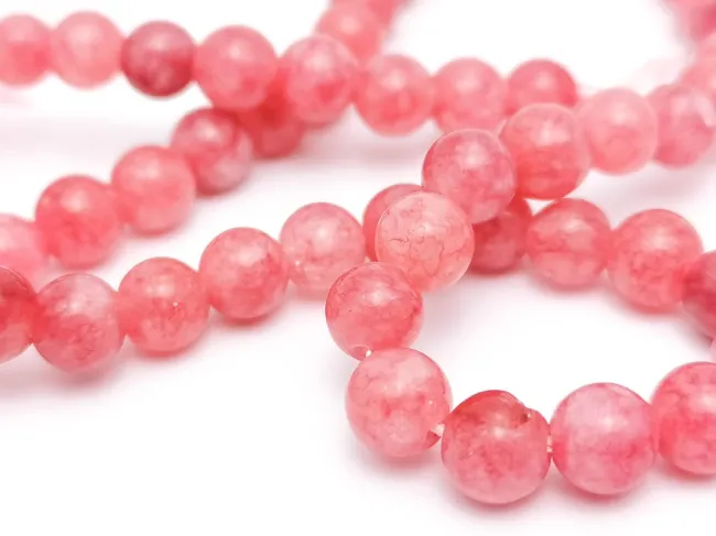 Sirag jad sfere 6mm roz roze