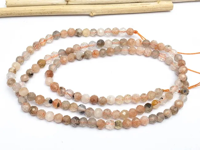 Sirag Piatra Lunii peach microfatetata 3mm