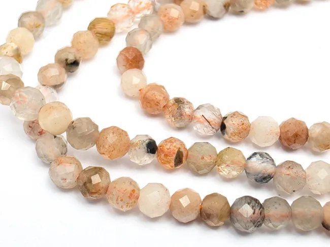 Sirag Piatra Lunii peach microfatetata 3mm