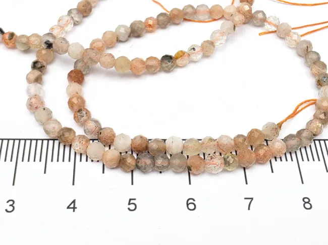 Sirag Piatra Lunii peach microfatetata 3mm