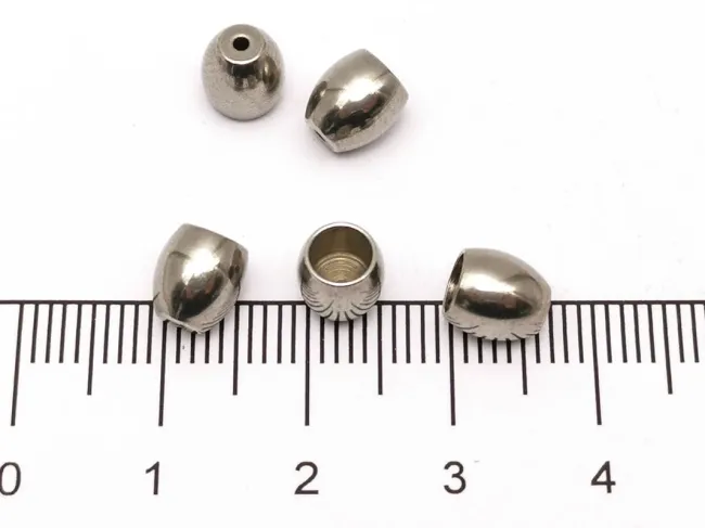 Capat de snur otel inoxidabil 201- 6x6.5mm, interior 5mm