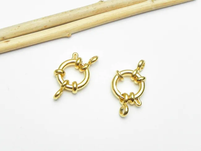 Inchizatoare otel inoxidabil 304 auriu rotunda 15x12x4mm