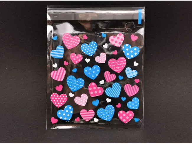 Pungi celofan autoadezive 13x10cm (10buc)