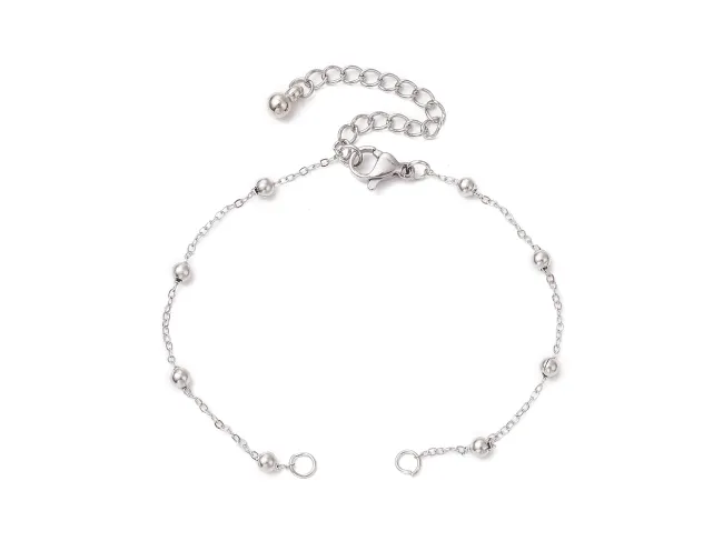 Baza bratara otel inoxidabil 304 pentru link cu biluta 16.5cm