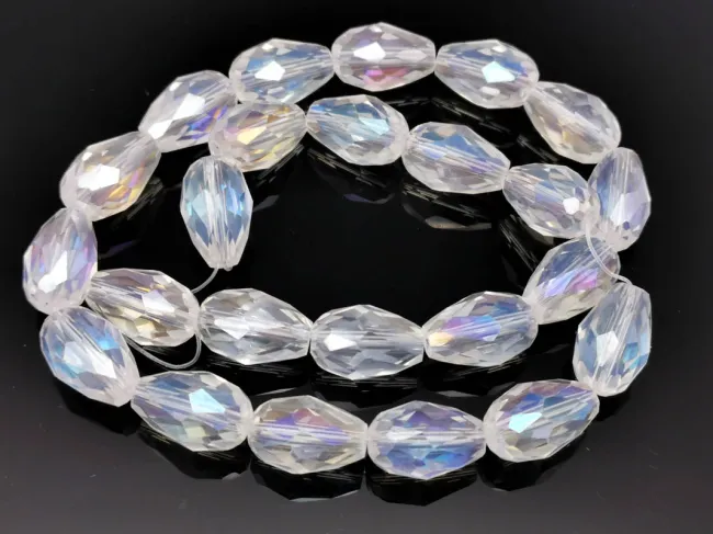 Sirag Cristal picatura 15x10mm transparent AB