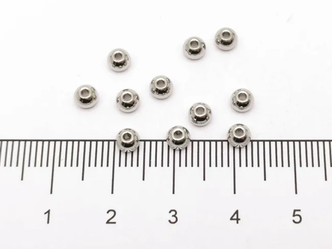 Margele otel inoxidabil 304 - 4x3mm (1buc)