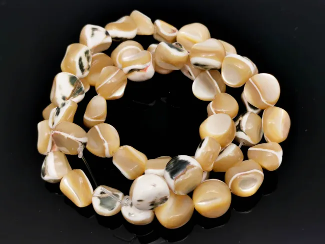 Sirag sidef trochus nugget 10~8x9~5x4~3mm