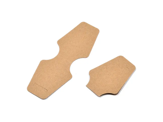 Etichete hartie suport bratari si coliere 124x46x0.3mm natur (10buc)