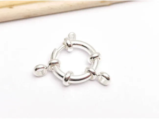 Inchizatoare otel inoxidabil 304 rotunda 20x16x4mm argintiu deschis