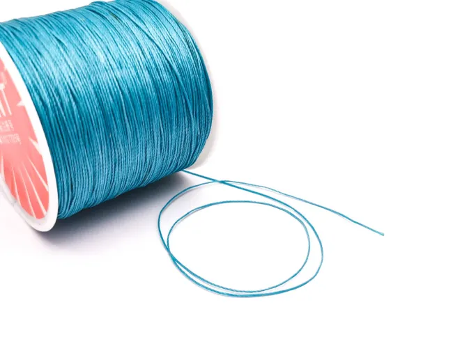 Rola ata cerata 0.45mm azur (160m)