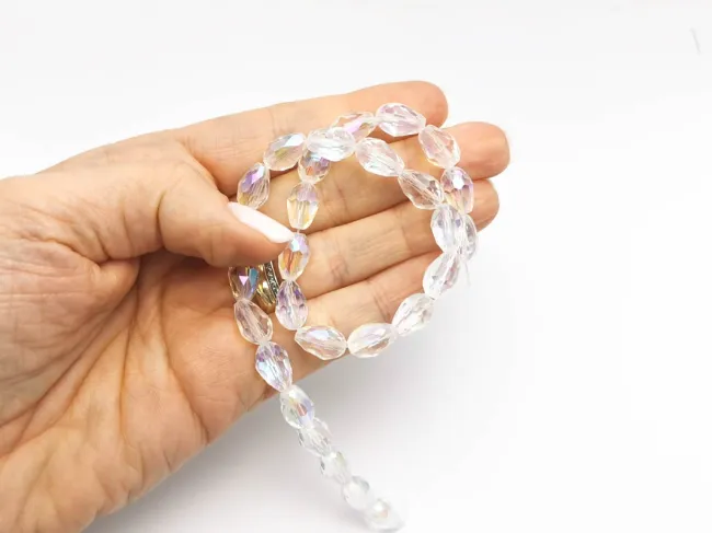 Sirag cristal picatura 11x8mm transparent AB