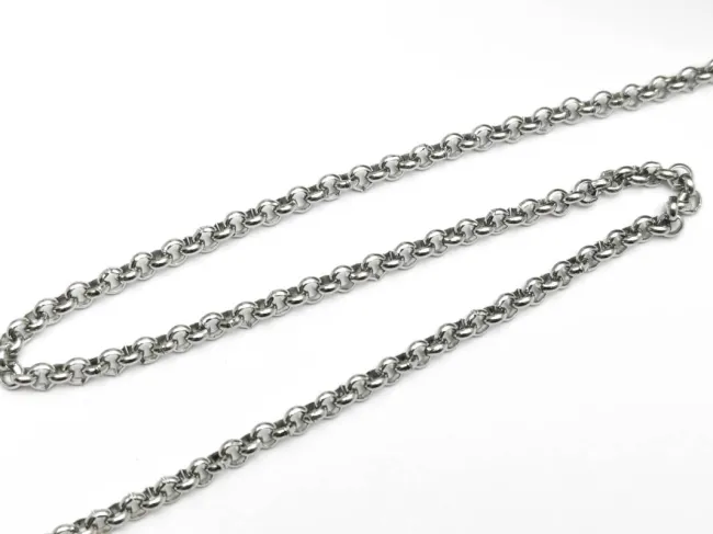 Lant otel inoxidabil 304 cu zale rotunde 3x1mm (1m)