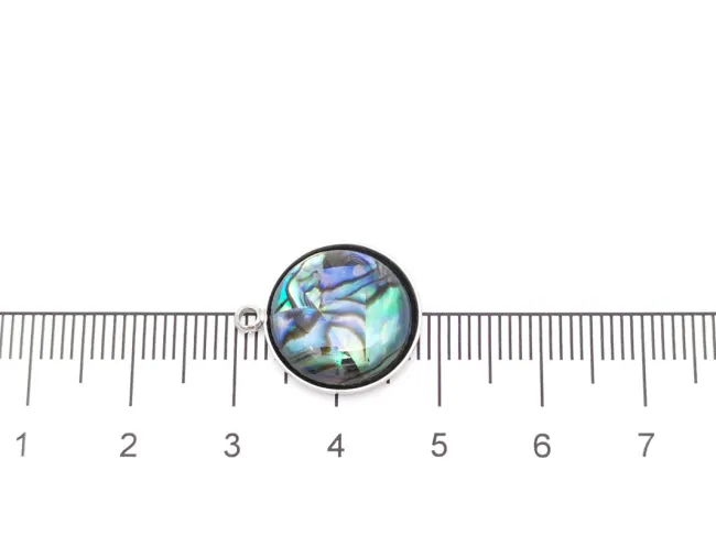 Pandantiv scoica Paua 18x15x4mm