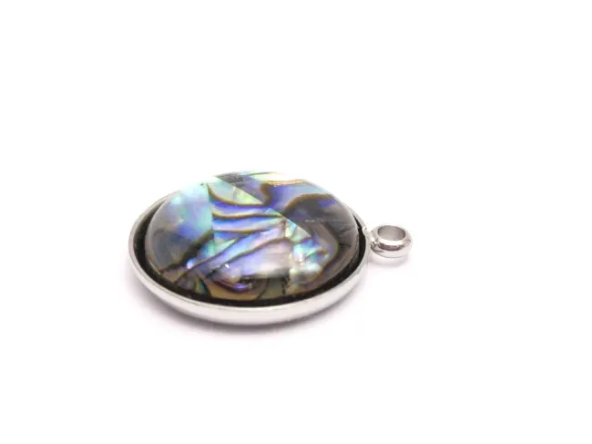 Pandantiv scoica Paua 18x15x4mm