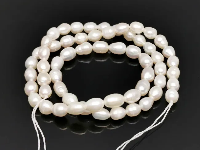 Șirag perle de cultură 6~5x4mm